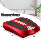 3-in-1 Electric Foot Massager, Foot Back Leg Kneading Shiatsu Massage Machine, Foot Warmer with Infrared Heating & 18 Massage Nodes