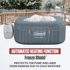Coleman Hawaii 4 to 6 Person Inflatable Hot Tub  Square Energy-Efficient Portable Outdoor Spa with 140 AirJets  71" x 28"