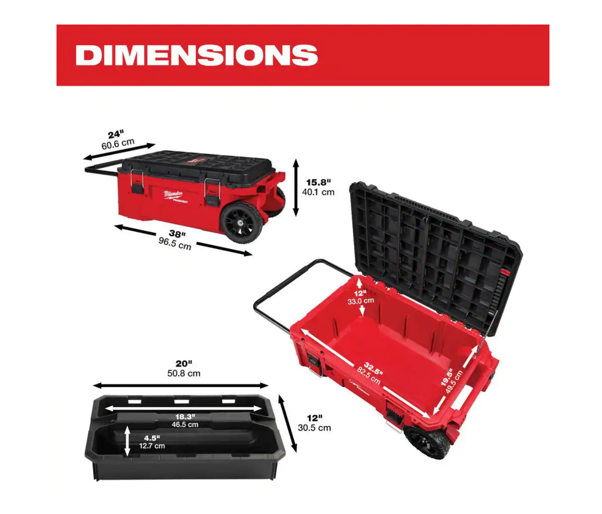 48-22-8428  38 in. Rolling Tool Chest
