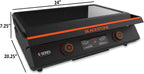 22 Inch Electric Griddle Nonstick with Lid  8001 E-Series Tabletop Large Griddle By Blackstone with Blackstone Griddle Accessories For Indoor and Outdoor Use