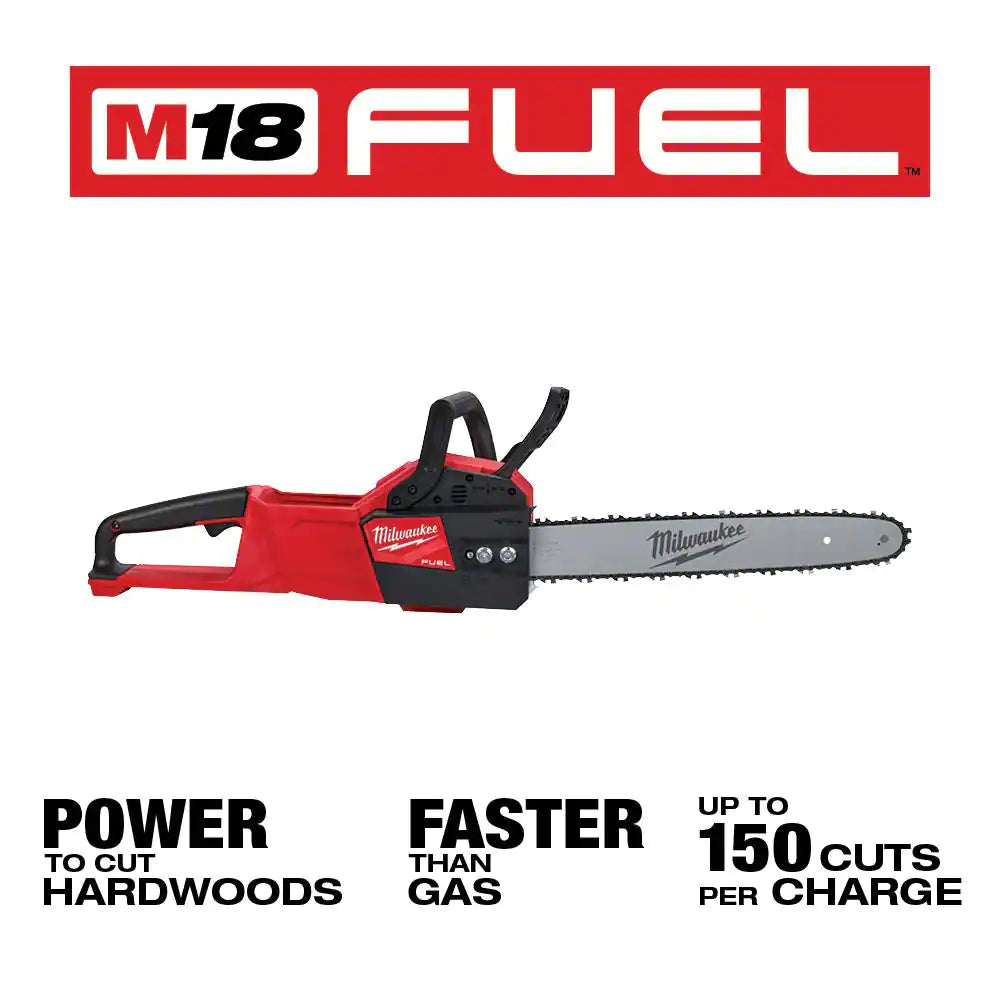 2727-20 M18 FUEL 16 in. 18-Volt Lithium-Ion Brushless Cordless Chainsaw (Tool-Only)