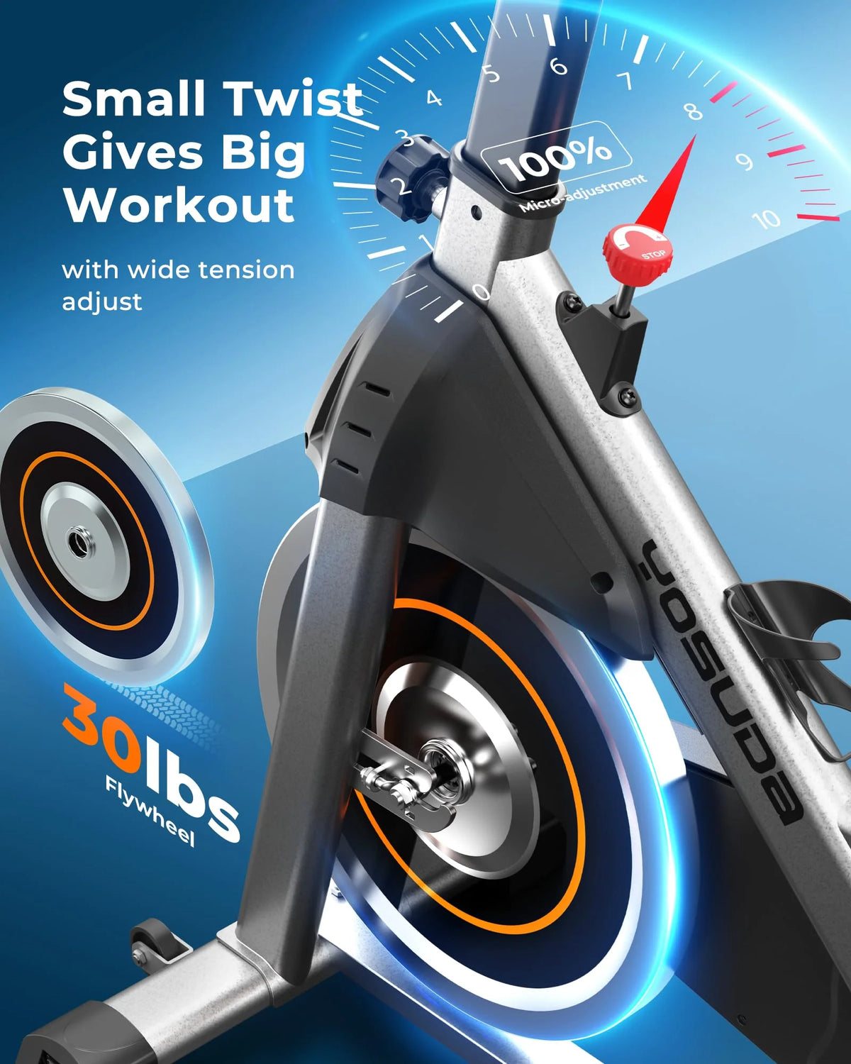 YOSUDA Indoor Cycling Bike Stationary Bike