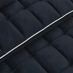 Fashionable modern and multi-functional foldable velvet sofa bed