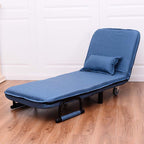 26.5" Convertible Sofa Bed Folding Arm Chair Sleeper Leisure Recliner Lounge Couch