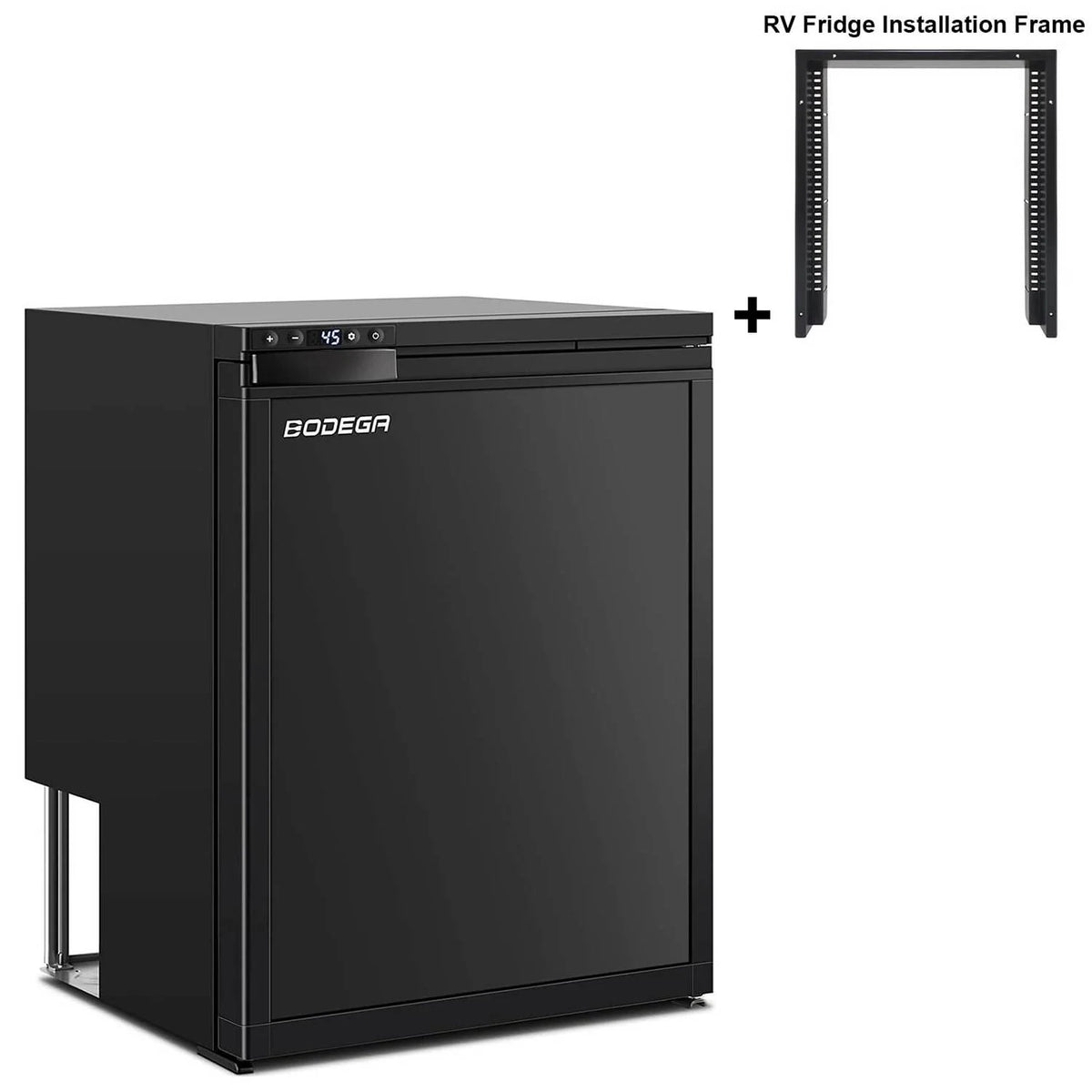 12 Volt RV Refrigerator 2.3cu.ft 65L RV Fridge and Freezer