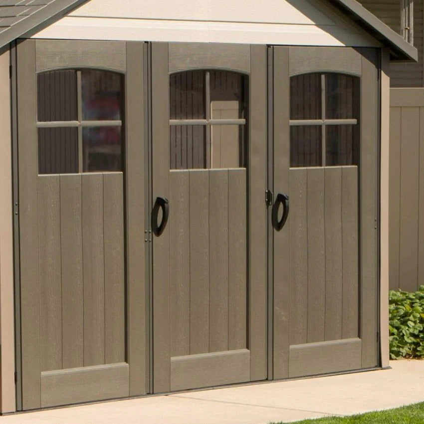 Lifespan 11 x 18.5 feet. Outdoor Storage Shed, 11 x 18.5, Desert Sand