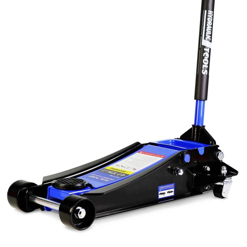 4-Ton Floor Jack, Low Profile Car Jack, Heavy-Duty Trolley Jack Car Lift with Dual Pump Pistons, Lifting Range 4"-21", 8000LBS