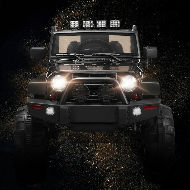 Kids Ride on Car 12V Battery Powered Electric Riding Toy Truck with Remote Control & LED Lights