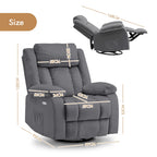 360?? Swivel Heated Recliner Massage Chair