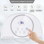 Foot Spa Bath Massager Pedicure Spa Tub with Heat, 2 Rollers, 4 Shiatsu Massagers, Temperature Control, Timer, 3-Angle Shower