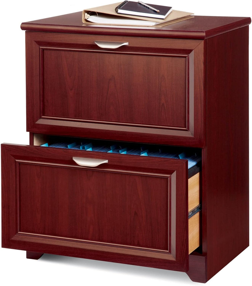Realspace? Magellan 23-1/2"W x 16-9/16"D Lateral 2-Drawer File Cabinet, Classic Cherry