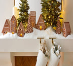 Handcrafted Gingerbread Village Houses