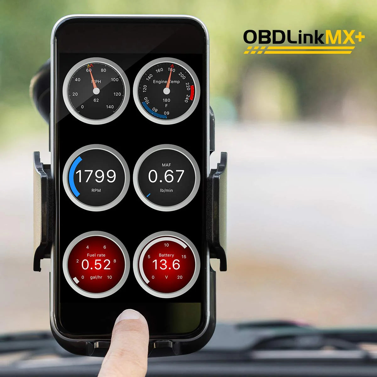 OBDLink Bluetooth Scanner for iPhone, Android, and Windows