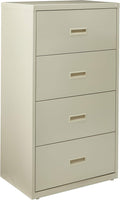 Lorell, LLR60559, Lateral File - 4-Drawer, 1 / Each, Putty