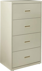 Lorell, LLR60559, Lateral File - 4-Drawer, 1 / Each, Putty