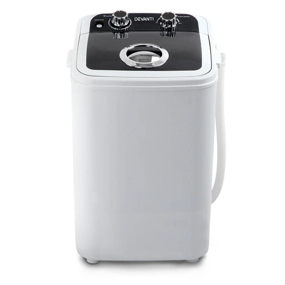 Devanti Portable Washing Machine 4.6KG Black