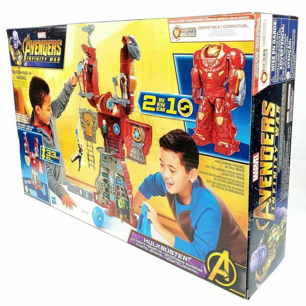 Hasbro Marvel Avengers Infinity War Hulkbuster Ultimate Figure HQ Playset with Target Tower & Roto-Blade Launcher