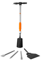 5-in-1 Pneumatic Multi-Function Tool with Scraper, Shovel, and Chisel Attachments Sets