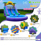 Relunch 26FT Inflatable Double Water Slide for Kids & Adults, PVC Inflatable Water Park with Blower, Giant Splash Pool for Backyard & Outdoor Fun, 26'L x 12'W x 14'H