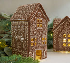 Handcrafted Gingerbread Village Houses