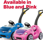 Step2 Whisper Ride II Ride On Push Toy Car, Pink �C Ride On Car with Included Seat Belt, Easy Storage and Transport, Makes a Great Stroller Alternative