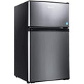 Compact 2-Door Mini Fridge with Freezer, 3.1 Cu.Ft, LED Light, Energy Efficient, Adjustable Temperature