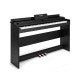 88 Key Full Size Electric Piano Keyboard with Stand 3 Pedals MIDI Function