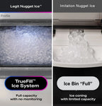 GE Profile Opal 2.0 Ultra Nugget Ice Maker with Scale Inhibiting Filter,Scoop Included,38 lbs in 24 Hours,Pellet Ice Machine with WiFi & Smart Connected,Stainless Steel