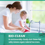 Bio-Clean Natural Drain Cleaner 2lb Canister �?Enzyme-Based for Septic Tanks & Grease Traps, Eco-Friendly, 100 Treatments