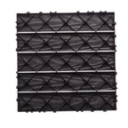 76-Pack Plastic Interlocking Deck Tiles - 68.80 Sq.Ft Outdoor Plastic Flooring Super Durable & Waterproof All-Weather Indoor/Outdoor