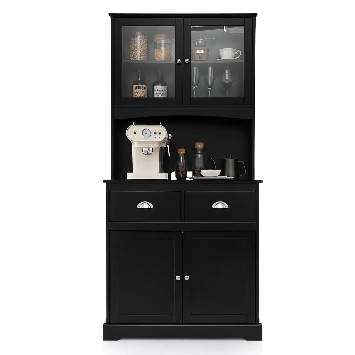 Giantex Kitchen Pantry Buffet Cabinet Storage Organizer
