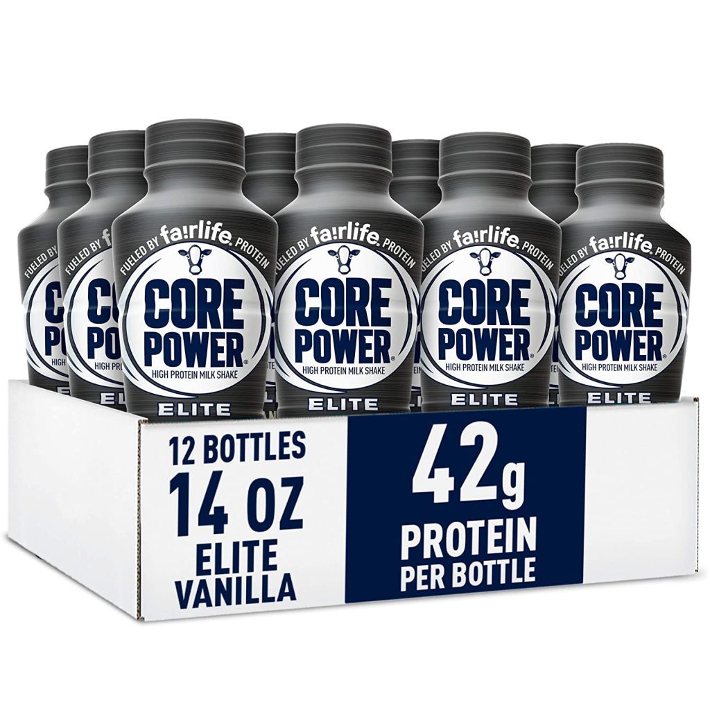 Fairlife Core Power Elite Vanilla High Protein Shake 42g, 14 Fl Oz, 12 Pack �?Workout Recovery Drink