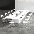 4 Pack Metal Folding Chairs with Plastic Seat and Back