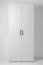 STOCKHOLM UNIVERSAL STORAGE CUPBOARD - VJ PANEL - DECO GOLD HANDLE