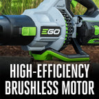 EGO POWER+ Leaf Blower  Cordless Electric 765 CFM  Includes 56V 5.0Ah Battery and Charger - LB7654