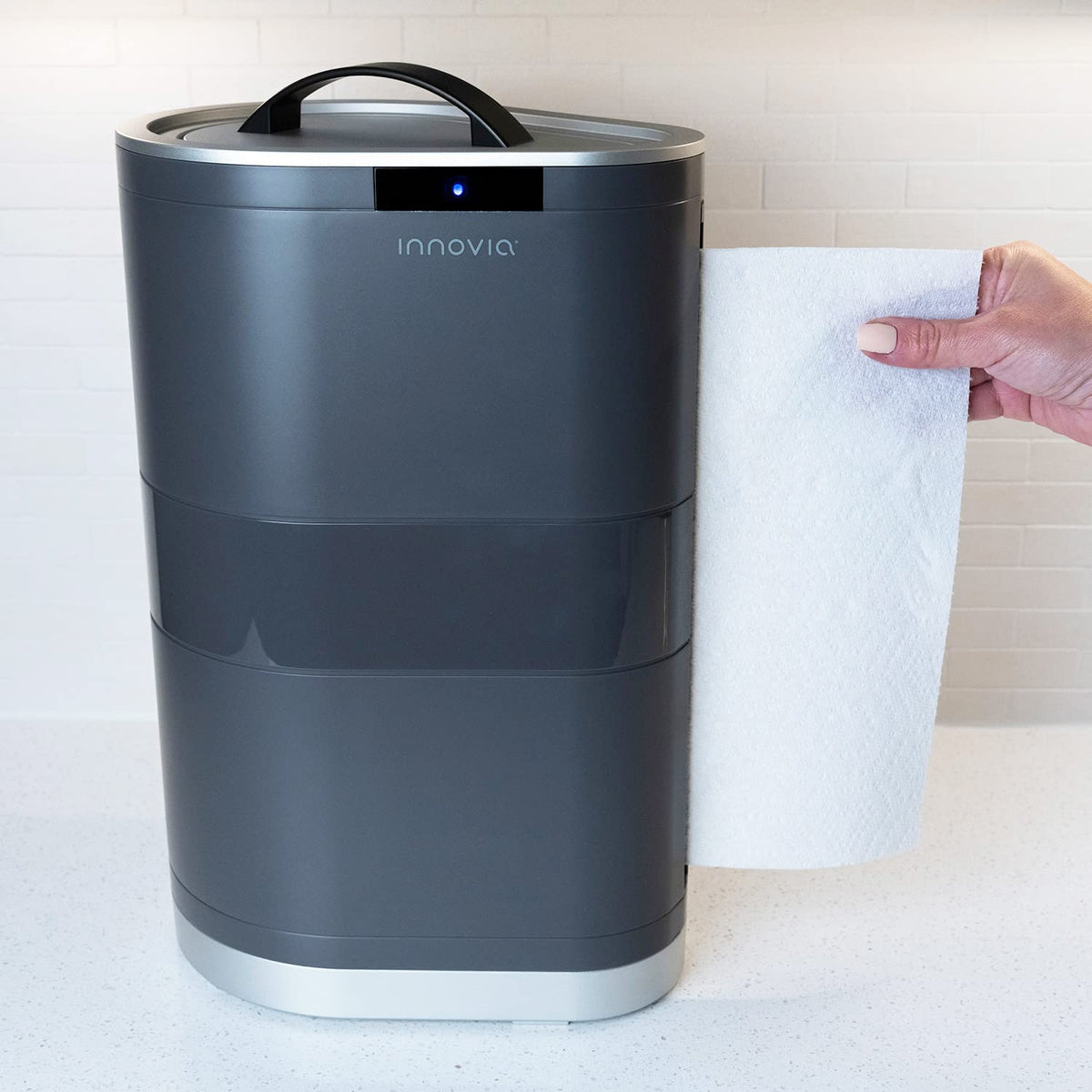 Innovia Countertop Touchless Paper Towel Dispenser in White