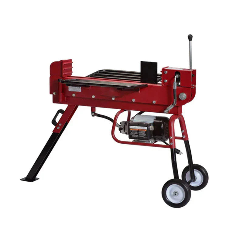 Industrial ED10T20 10-Ton Electric Log Splitter with Dual-Action Wedge & 2.5 HP Motor
