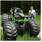 Monster Jam, Official Mega Grave Digger All-Terrain Remote Control Monster Truck with Lights