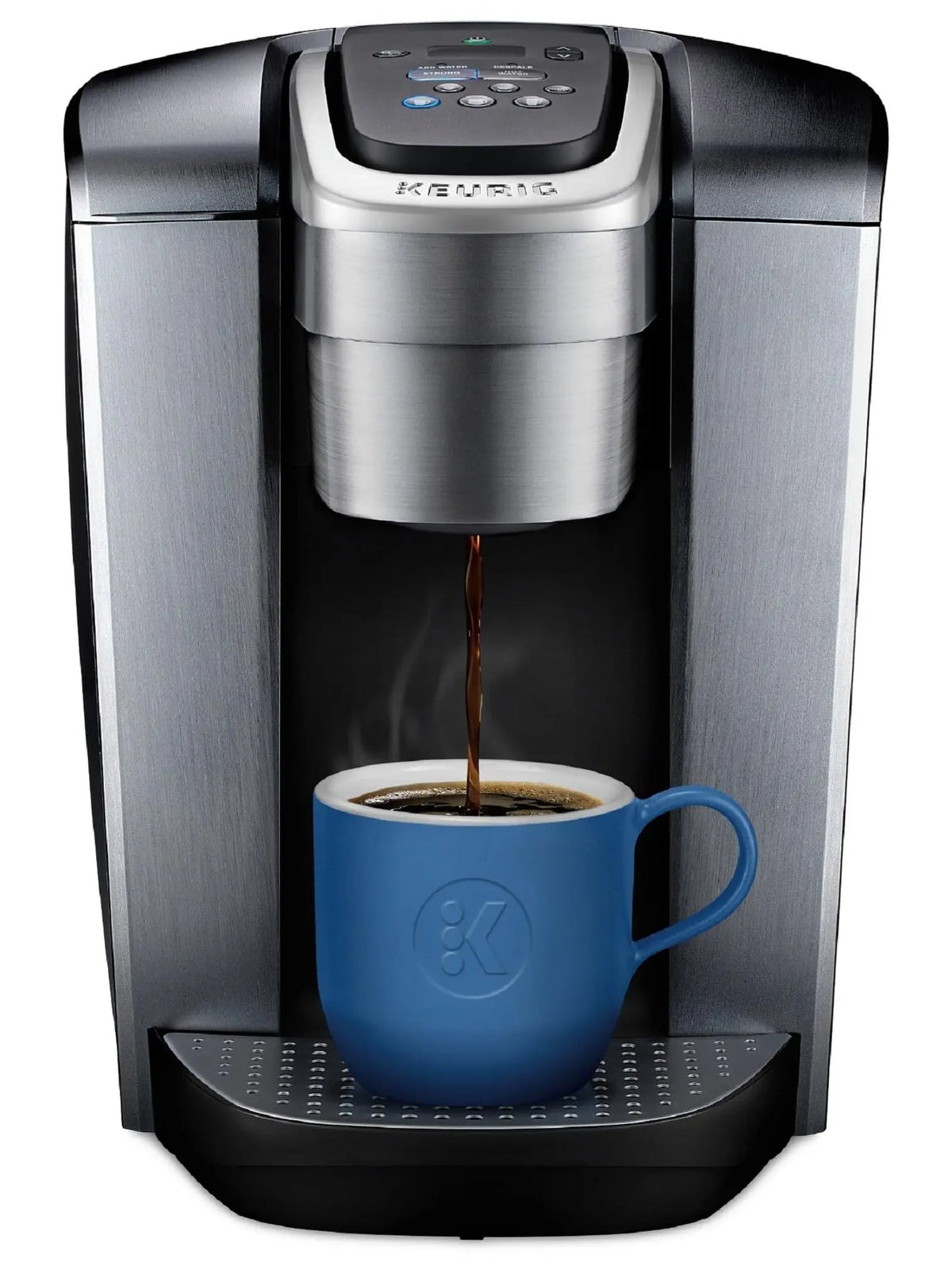 Keurig K-Elite Single-Serve K-Cup Pod Coffee Maker, Brushed Silver