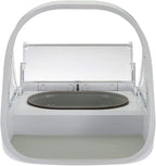 Automatic Pet Feeder -Microchip Pet Feeder - MPF001 - Suitable for Both Wet and Dry Food - Bonus eOutletDeals Pet Towel