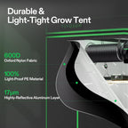 VIVOSUN GIY Smart Grow Tent System 2x2  WiFi-Integrated Grow Tent Kit  with Automate Ventilation and Circulation  Schedule Full Spectrum 100W LED Grow Light  and GrowHub E42A+ Controller