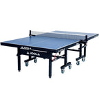 JOOLA Inside Professional MDF Indoor Ping Pong Table with Quick Clamp Table Tennis Net and Post Set - 10 Minute Easy Assembly - Tournament Quality - Foldable with Single Player Playback Mode