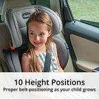 Chicco 2-in-1 Belt-Positioning Booster Car Seat, Backless and High Back Booster Seat, for Children Aged 4 Years and up and 40-100 lbs