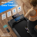 Under Desk Treadmill with Remote Control and LED Display for Home and Office