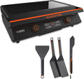 22 Inch Electric Griddle Nonstick with Lid  8001 E-Series Tabletop Large Griddle By Blackstone with Blackstone Griddle Accessories For Indoor and Outdoor Use