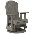 Poly Lumber Adirondack Swivel Glider Chair