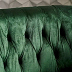 Milani Velvet Tufted Scroll Arm Loveseat by Christopher Knight Home