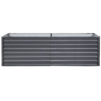 Galvanized Raised Garden Bed - 320x80x77cm Planter Box Greenfingers