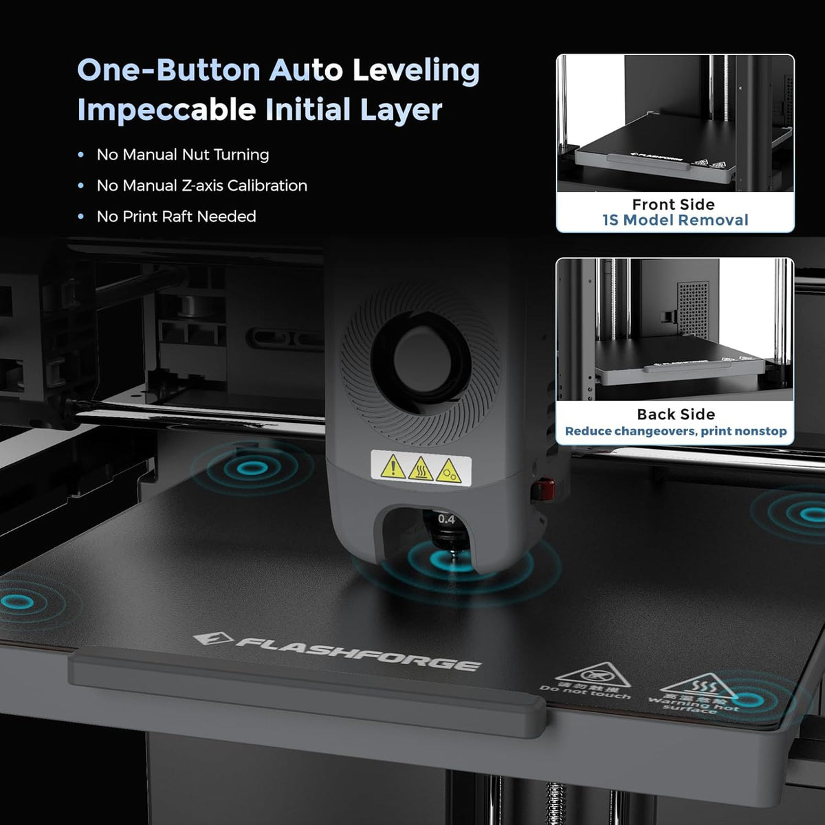 Adventurer 5M 3D Printer with Auto Leveling & High Speed