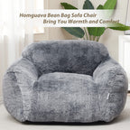 Homguava Giant Bean Bag Chair with Armrests